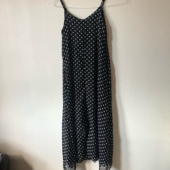 ❤️Polka Dot Black and White Dress Lightweight - Picture 1 of 5